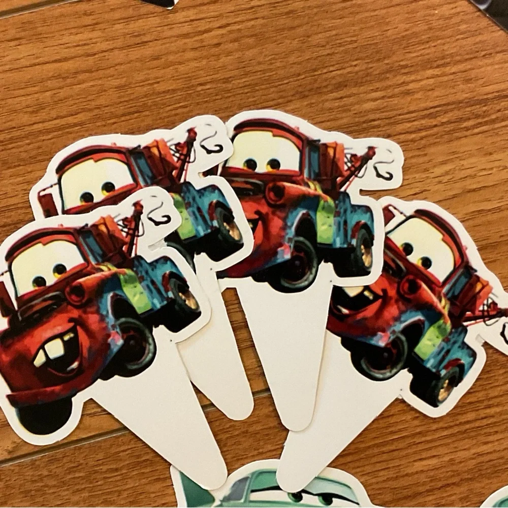 Disney Cars characters birthday banner /cake topper/ cupcakes toppers